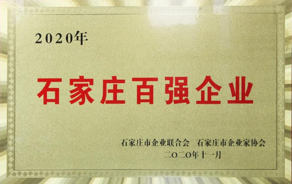 河北新大地再次上榜|2020石家莊百強(qiáng)企業(yè)名單出爐 